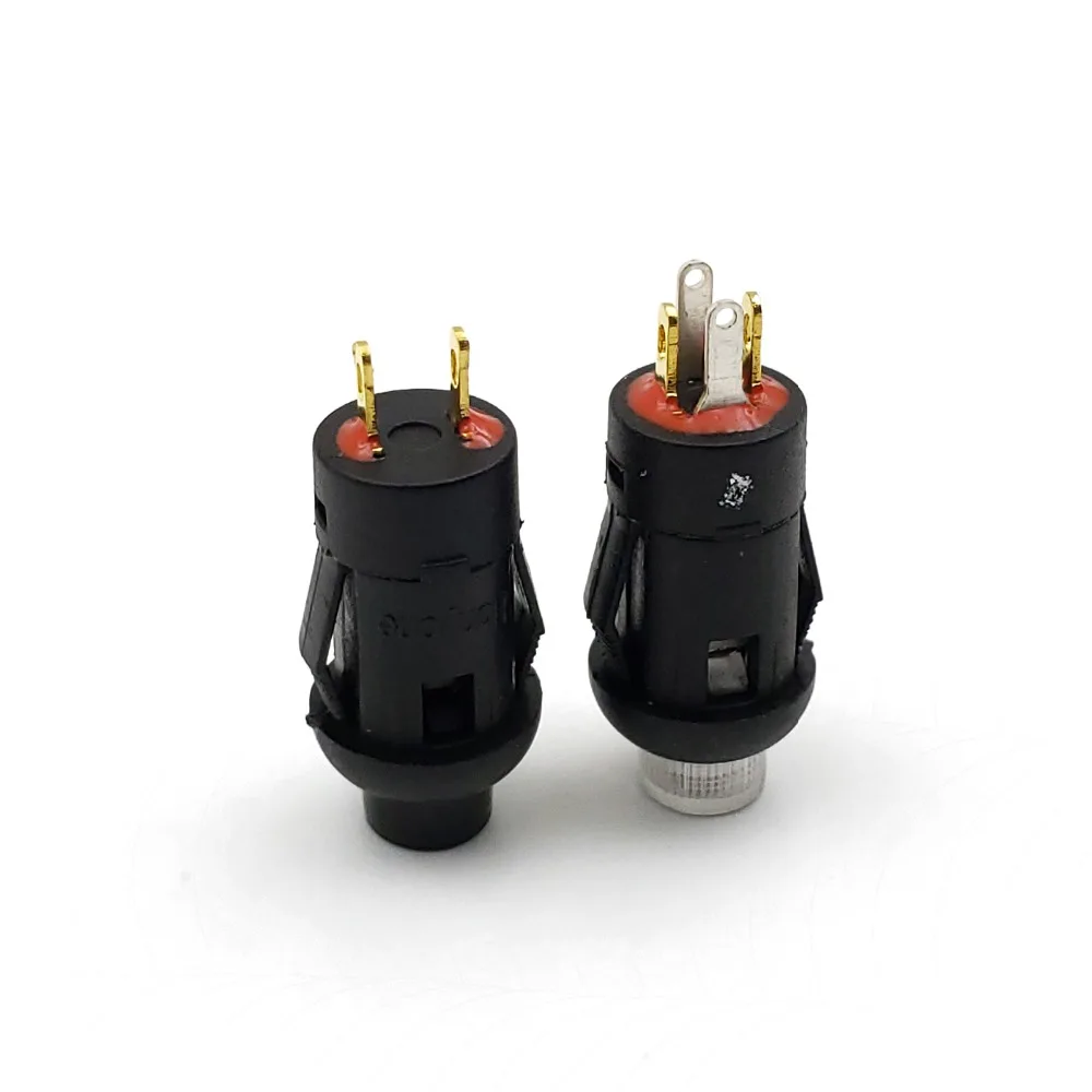 5Pcs PB11 8mm Momentary Self Return SPST Normally Open Mini Push Button Switch For Instrumentation