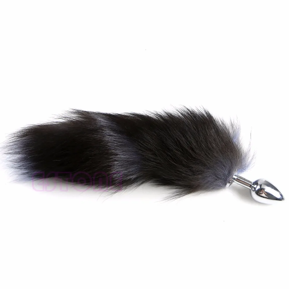 New Love Faux Fox Tail Butt Anal Plug Sexy Romance Funny Adult Product Sex Toy