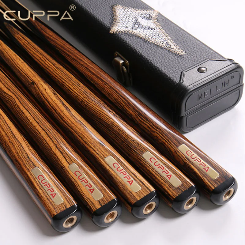 

One Piece Handmade Cuppa Snooker Cues Case Set 9.8mm with Extension China 2018