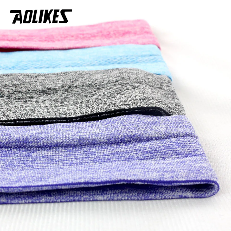 AOLIKES Professional Sweatband Sports Moisture-wicking Non slip Headband unisex breathable band for sports fitness workout