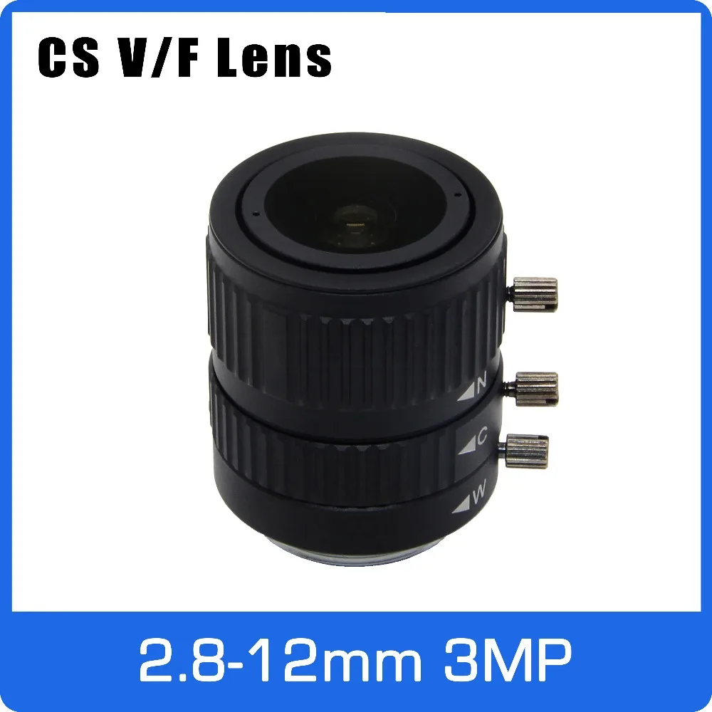 

4Megapixel Manual IRIS 2.8-12mm Varifocal CCTV Lens 1/2.7 inch CS Mount For 720P 1080P Box Camera IP/AHD Camera Free Shipping