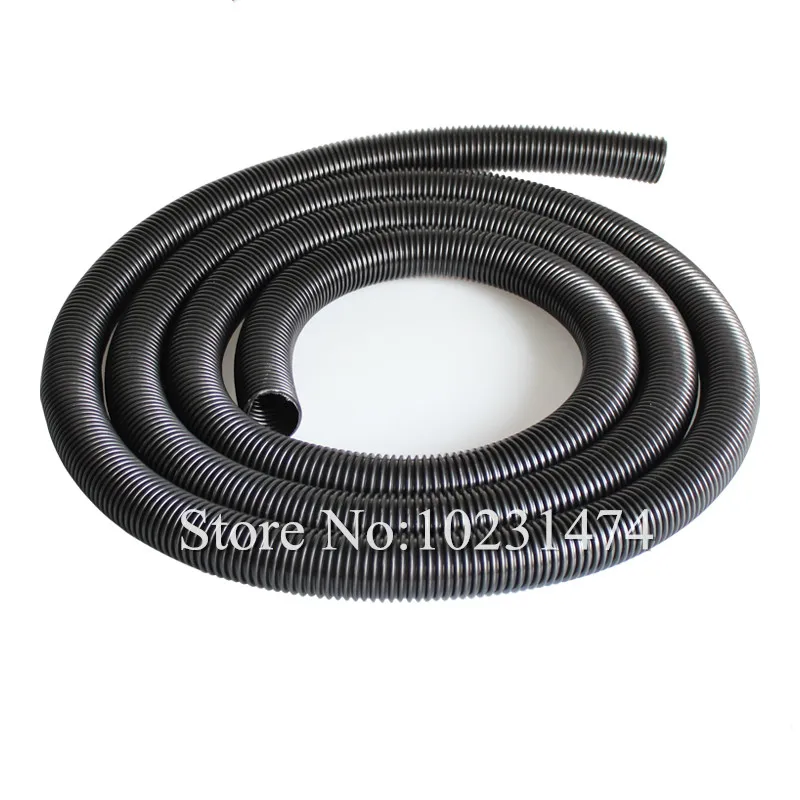 Industrial Vacuum Cleaner Black Pipe EVA Hose Diameter 32mm 35mm 38mm 40mm 45mm 50mm Vacuum Cleaner Hose Threaded Tube Parts