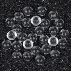 50 Stks/partij 10Mm Goede Kwaliteit Ronde Halfbolvormige Clear Glass Dome Cabochons Accessoires Sieraden
