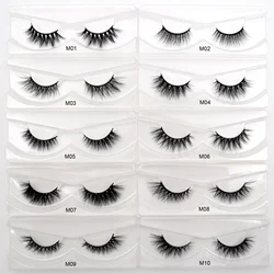 Visofree New Arrival Handmade Mink Eyelashes Eyelashes for Small Eyes Cruelty Soft Dramatic Eye lashes Makeup M51-M63