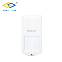 Outdoor Waterproof IP65 Wire Microwave Infrared Motion Sensor Anti-pet 100° 12M Detecting Coverage for Burglar Alarm System