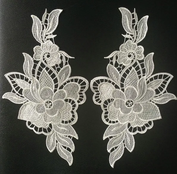 

30cm*16.5cm polyester mirrored embroidery applique,embroidery hair decoration patches,veil applique,BQ0725E