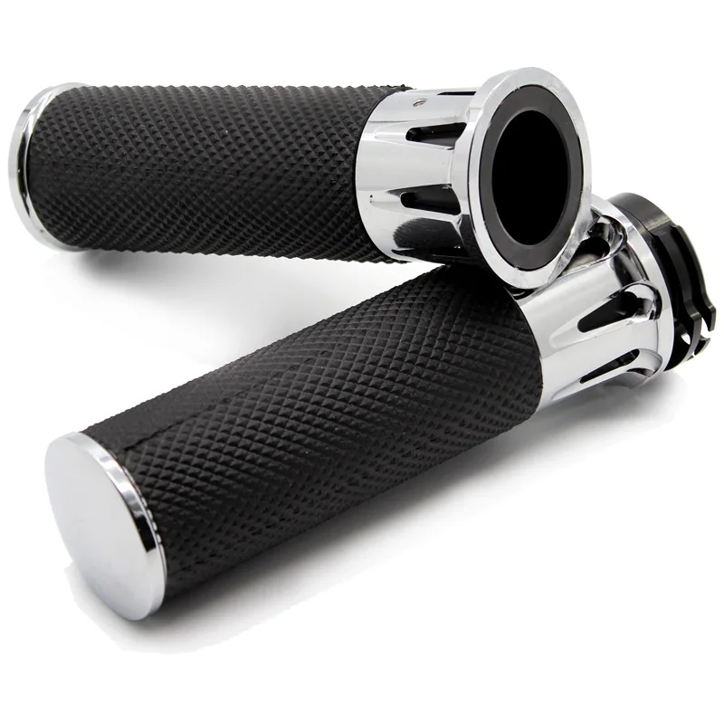 Nordson 25MM Motorcycle Handlebar Grips CNC Handle Bar Grips For Harley Sportster Cruiser Bobber Chopper Custom