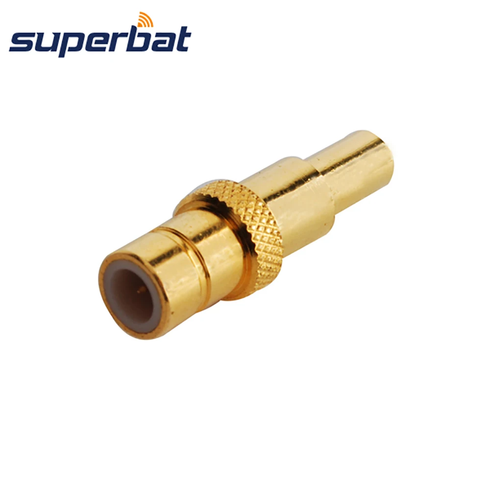 Superbat 75 ohm SMB Male Straight Crimp Attachment RF Connector for Cable RG179 RG316 RG174