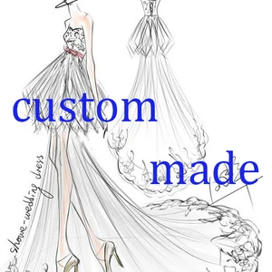 Custom Hochzeitskleid 6 Hauptverkäufe Schulter -Schulter -Hochzeitskleid - №6