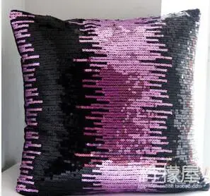 Silver Sequin and Wave Cushion Cover, Europe Style Mat, Sofa Cushion Cover, Home Bed, Car, 43cm, New Arrive, Wholesale