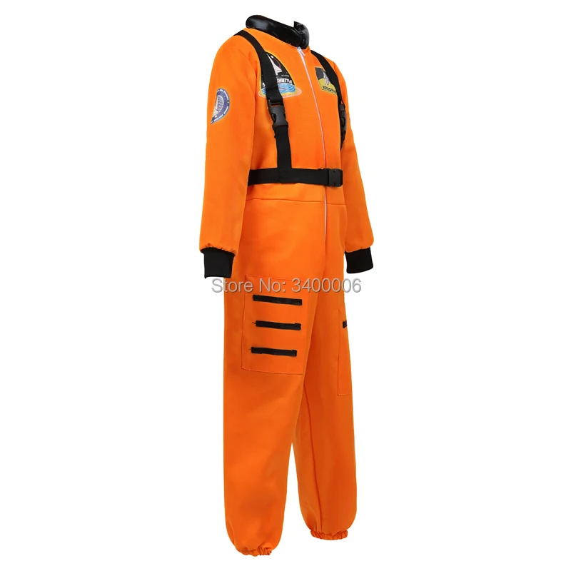 Astronaut Costume for Kids Space Suit Role Play Boys Girls Teens Toddlers Children\'s Astronaut Jumpsuit Cosplay Halloween Blue