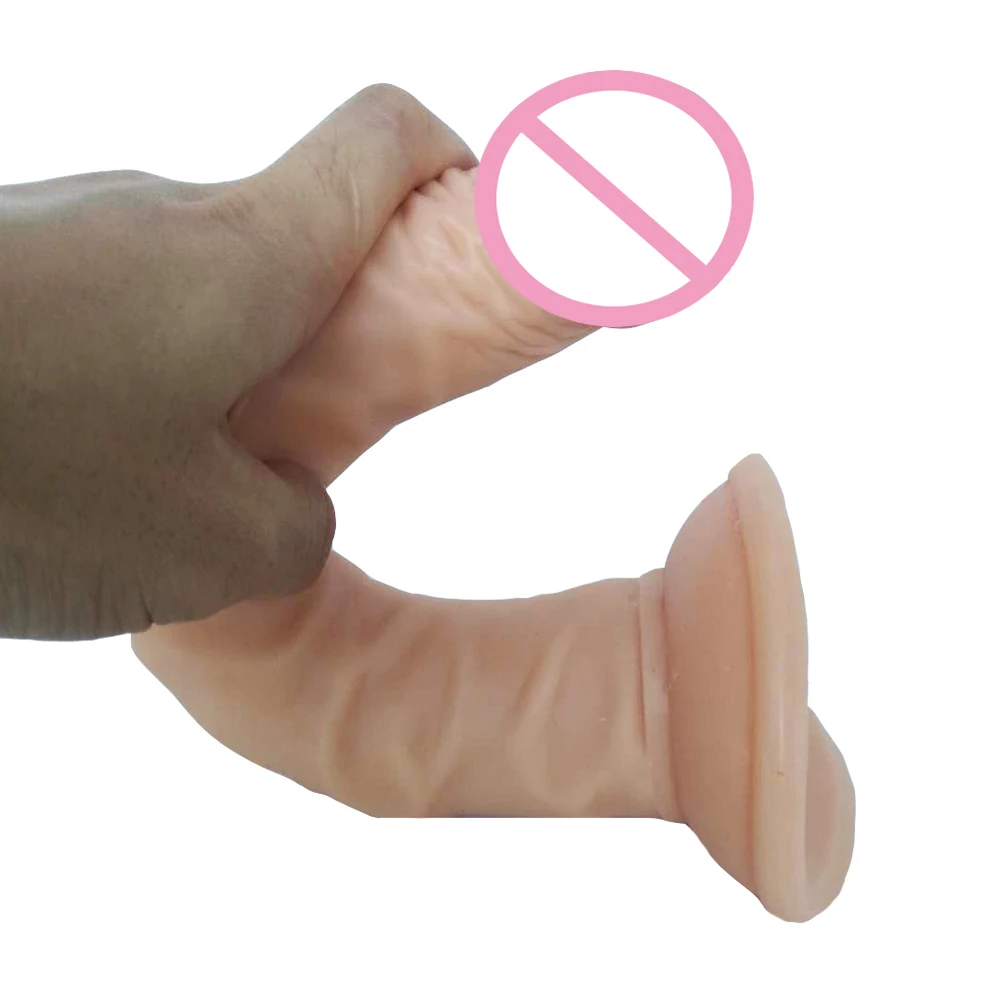 HOWOSEX Super Huge long 25*4cm Realistic Dildo soft penis Strong Elastic Vagina Massager with Suction Cup for Female sex toy