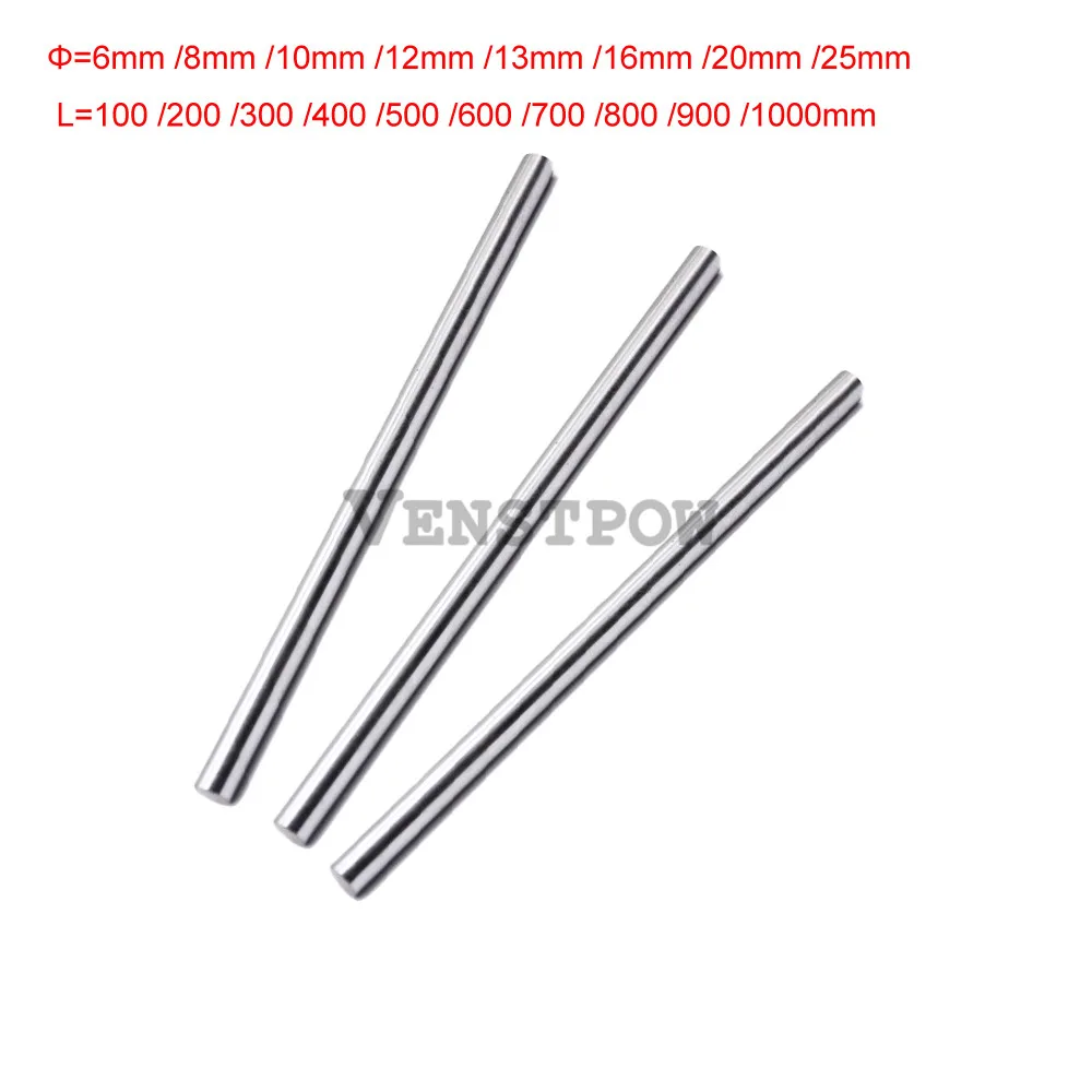 

4pcs 10mm 10x300 linear shaft 3d printer 10mm x 300mm Cylinder Liner Rail Linear Shaft axis cnc parts