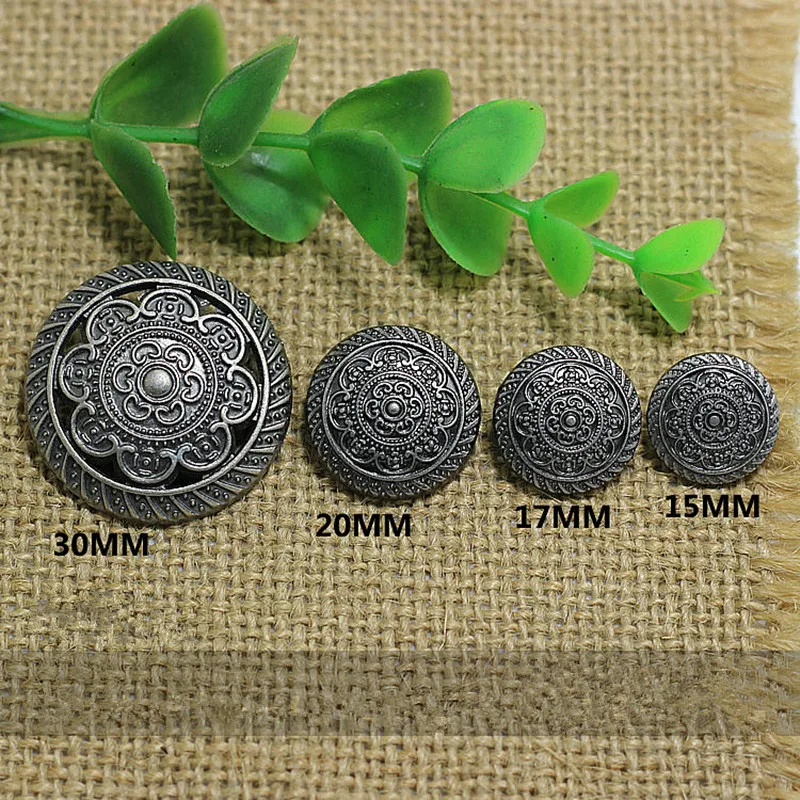 20sets Bronze Snap Fastener Press Buttons Sewing Leather Craft Clothes Garment/bags/wallet Button Accessories (Fasten tool free)