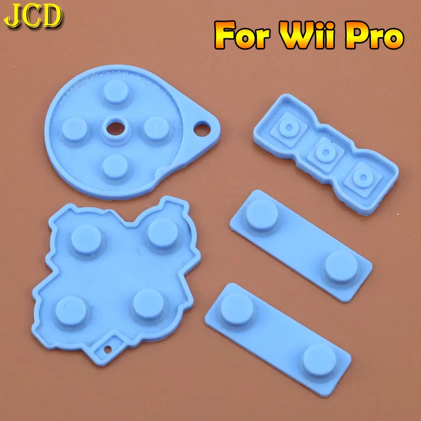 JCD 1Set For Nintend Wii / WIIU PAD / WII PRO for SNES SFC / NES PC Console Conductive Rubber Silicone Pads Buttons