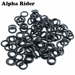 100PC per Harley Sporster Touring Fatboy Dyna OEM P/N 11105 Twin Cam moto O-Ring tappo di scarico dell'olio anello di trattamento nero