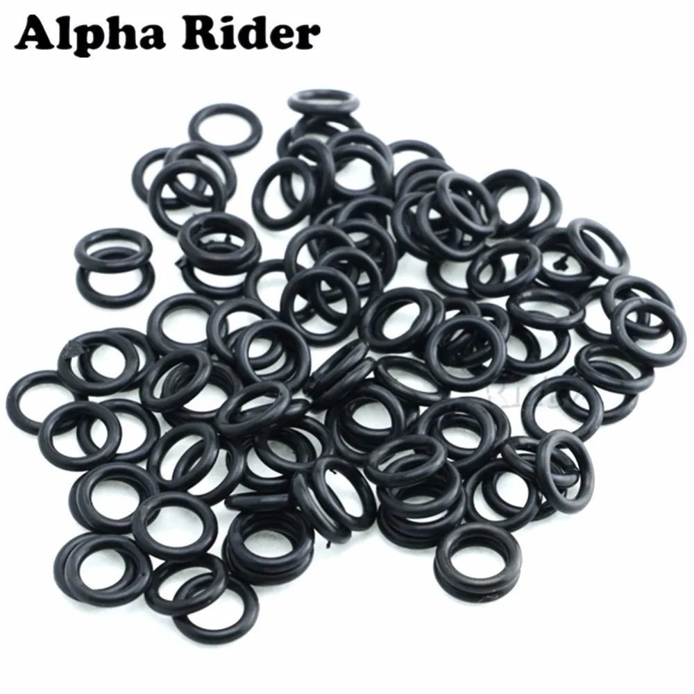 100PC Motocykle O-Ring Korek spustowy oleju Czarny pierścień do Harley Sporster Touring Fatboy Dyna OEM P/N 11105 Twin Cam