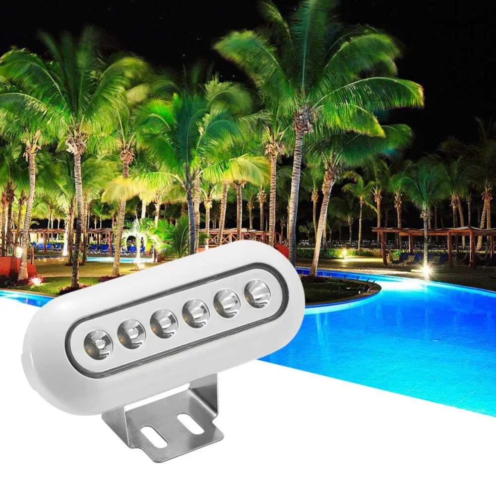 

2pcs/Lots Stainless Steel Underwater Pool Led Lights IP68 12V Low Voltage Swimming Pool Led Lighting Piscina Lighting for Tank