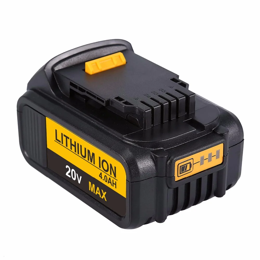 

Best LED 20V 4000mah Li-ion Battery for Dewalt 20V DCB200 DCB180 DCB181 DCB181-XJ DCB201 DCB203 DCB204 DCB205 DCB206