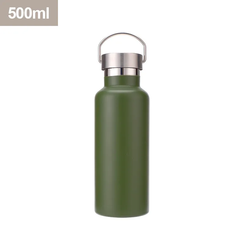 500/600/750/1000ML Stainless Steel Thermos Vacuum Insulated Water Bottle Flask  Cup Travel Cycling Hiking Camping Sport Bottles