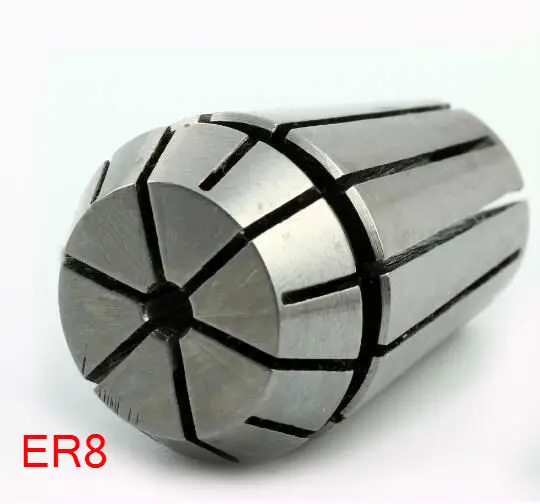 Free Shipping choose 1PCS for ER Collet Spring ER8 Collet Chuck for Spindle Motor Engraving/Grinding/Milling/Boring/Drill