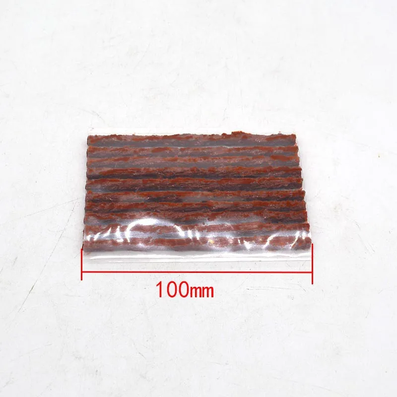 60root  4mm*100mm  Tyre Repairing Rubber Strips Tire Repair Tools A motorcycle Has No Tubeless Tires