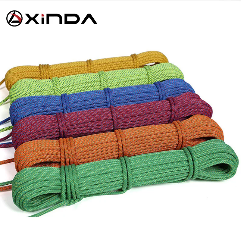 XINDA Escalada 10m Paracord Rock Climbing Rope Accessories Cord 6mm Diameter 5KN High Strength Paracord Safety Rope Survival