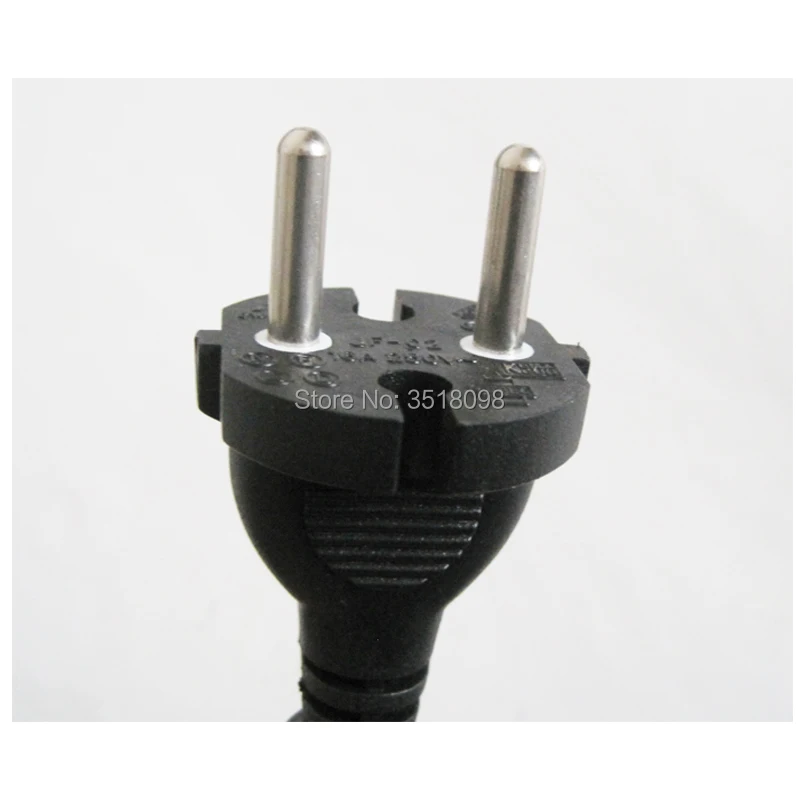 Cavo 2X0.75 metro quadrato PVC Un'europa a due pin di lunghezza 2 M