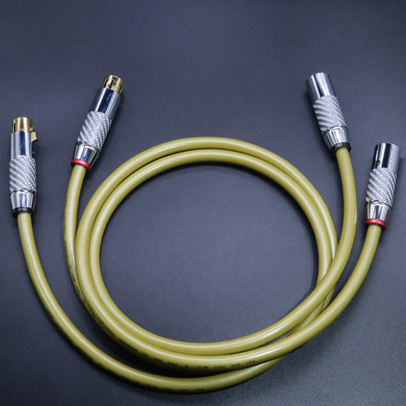 

HI-END Silver Plated XLR Balanced Cable HIFI XLR Female to Male Audio Cable