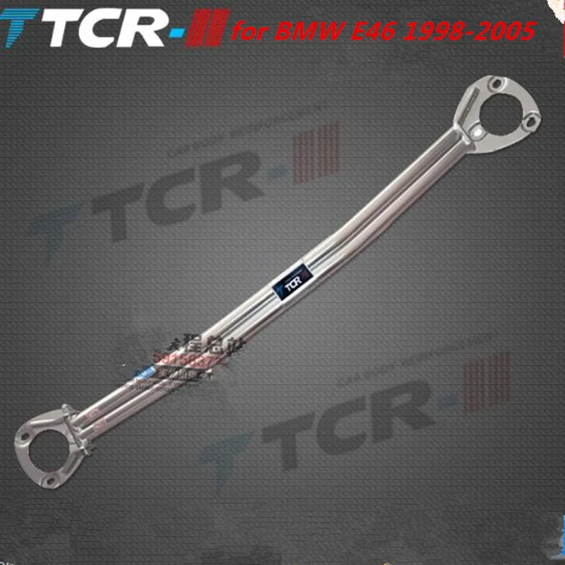 Front Strut Bar for BMW E46 3 Series 323i 325i 1999-2005 Front Upper Tower Strut Bar Tower Brace Aluminum Alloy Stabilizer Bar - view 6