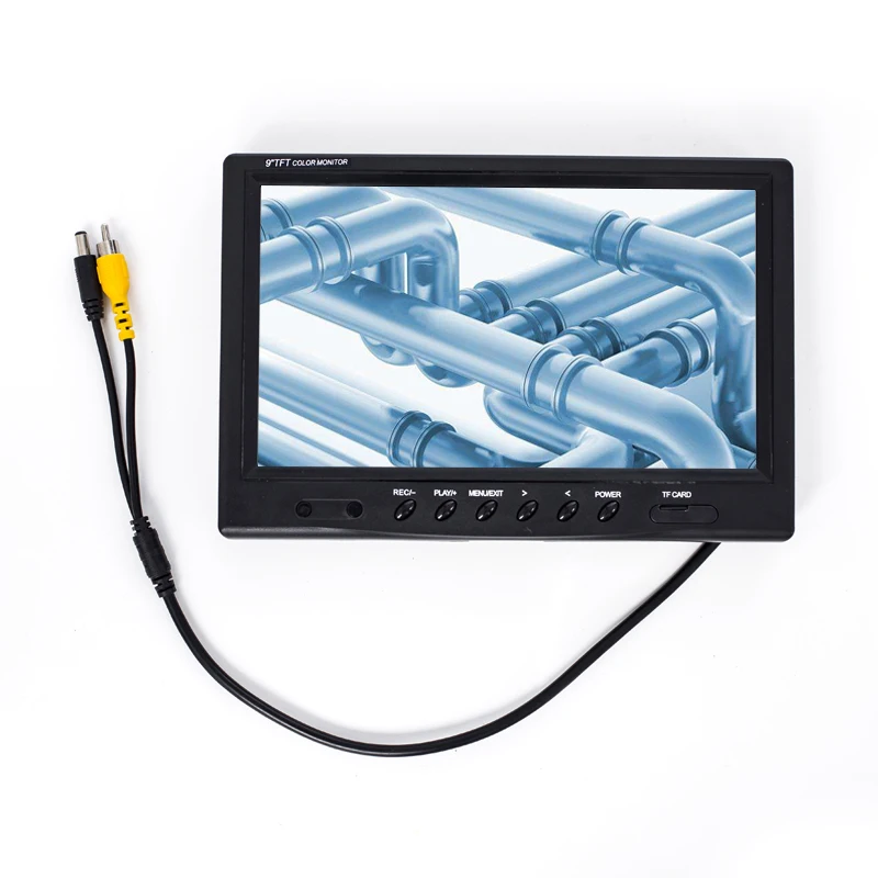 Endoscope industriel serpent 1000TVL 23mm, écran LCD 9 ", câble de 20M, système de caméra vidéo pour l'inspection des égouts