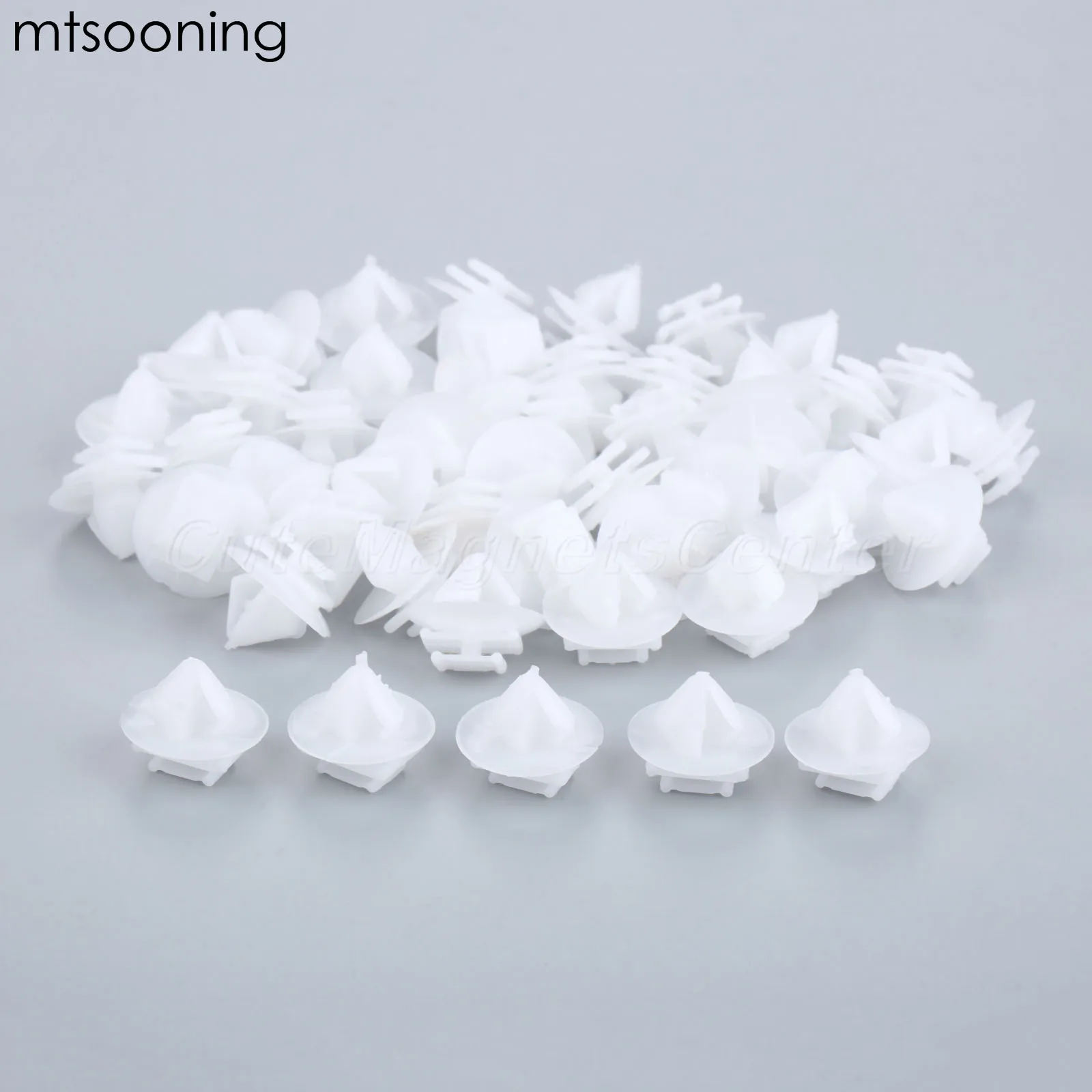 mtsooning 50pcs Auto Fastener Clip Door Scuff Clips For Peugeot 106 206 207 1007 306 806 Citroen C2 C3 Pluriel Picasso Berlingo