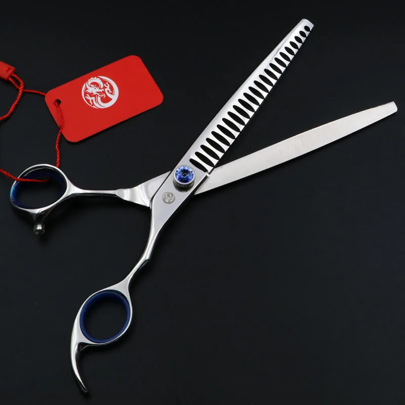 

8 Inch Hair Scissors Pet Dog Grooming Scissors 23 Teeth Professional Thinning Hairdressing Baber Shears