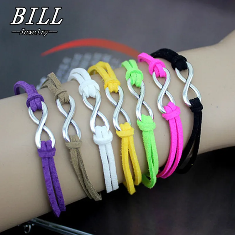 Various Colors Bracelets for Women Pure Hand Infinity Bracelets Jewelry Statement Charm Bracelet Fashion Hand Jewelry