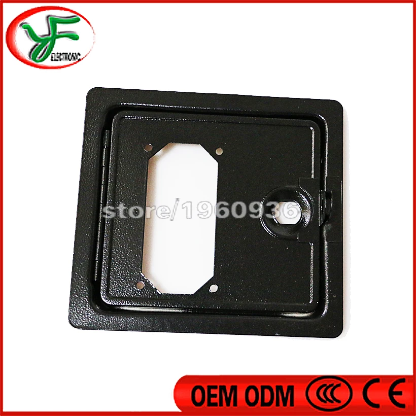 Iron coin box door/up & down door for swing machine/arcade machine cabinet/amusement machine accessories/coin operated game