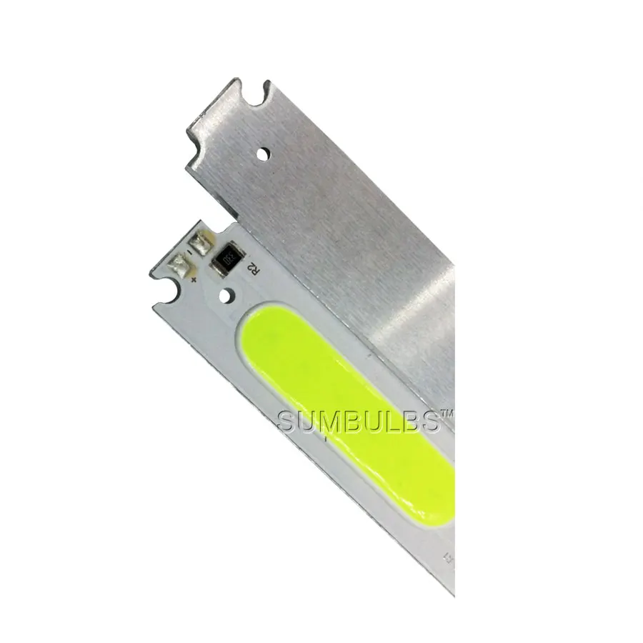 10 sztuk DC 12V modułu LED źródło światła COB kolorowe 60*15MM 2W DC12-14V DIY Chip LED żarówki lampy 6CM biały czerwony niebieski zielony fioletowy