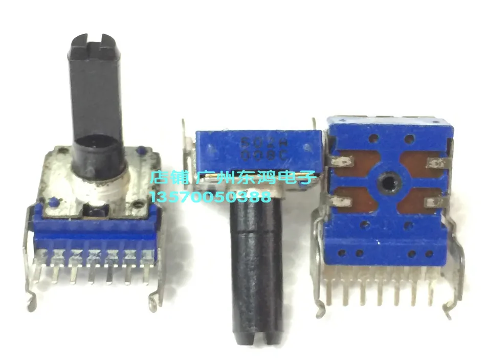 

3pcs for ALPS Alpine type RK14 potentiometer, A5K axis long, 18mm long bracket, a row of seven feet