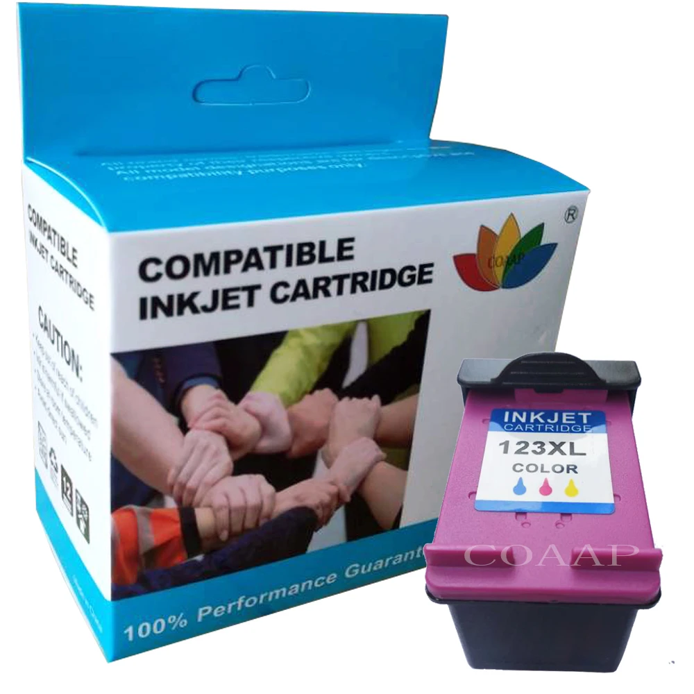 Refilled 123XL Ink Cartridges for HP Deskjet 1110 1111 1112 2130 2132 3630 3632 ENVY 4521 4522 4513 4520 Printer hp123