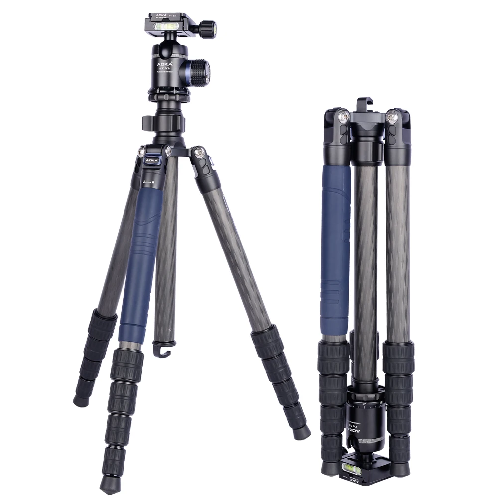 

AOKA tripod AK255C professional stativ video digital portable reflexed compact carbon fiber travel tripod for camera