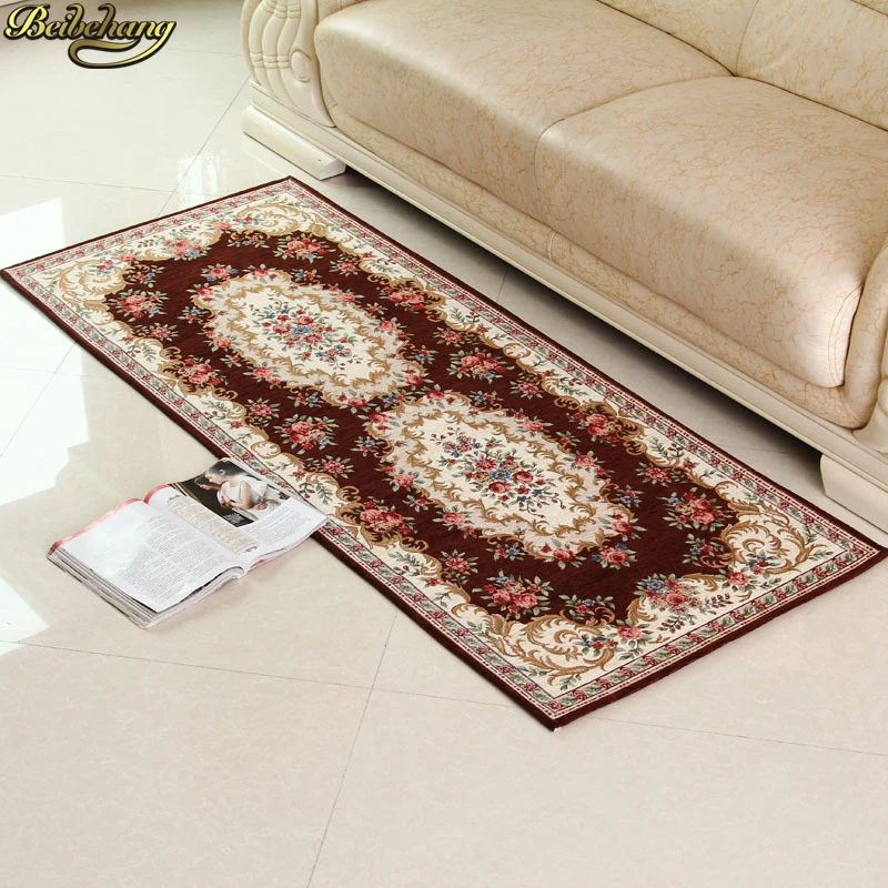 

beibehang European pastoral wind floor mats home entrance hall floor mat living room bedroom absorbent non-slip carpet