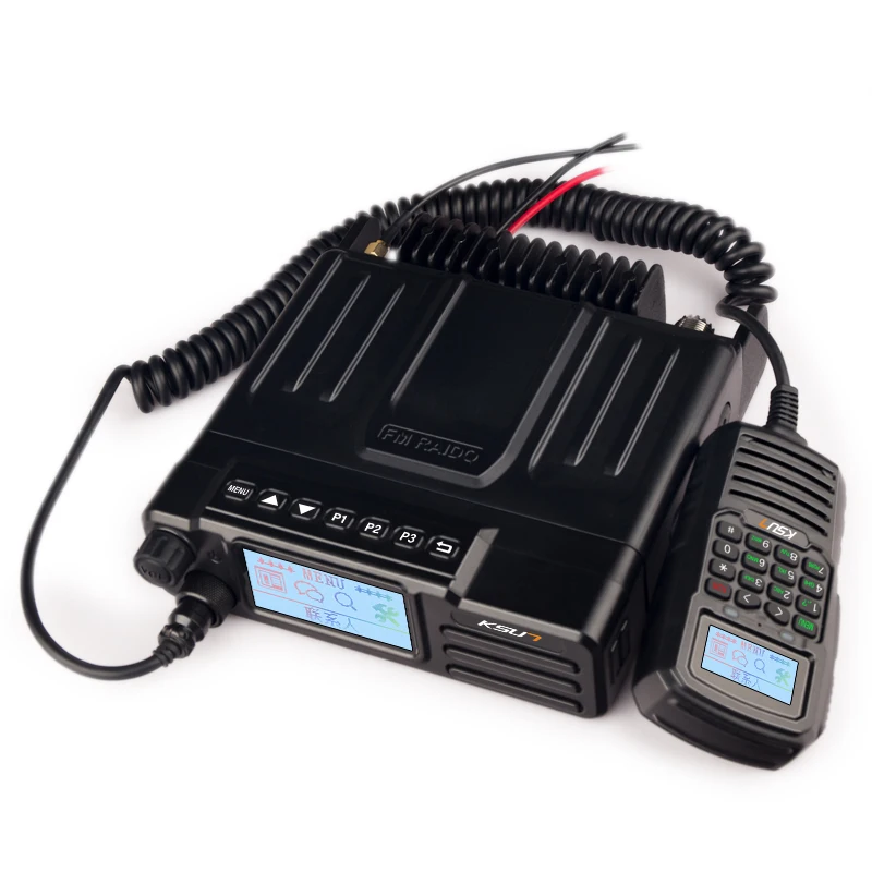 KSUN-Autoradio double bande VHF et UHF, 50W, 40W, contrôle GPS, mode tourisme, interphone national, autoradio haute puissance, 50W, le plus récent