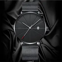 Men's Stainless Steel Mesh Watch #5