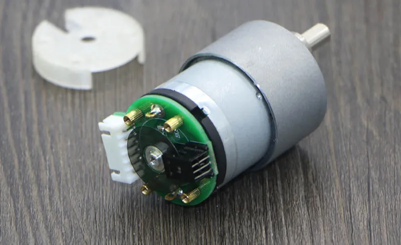 Photoelectric Speed Motor High Precision Optical Coded Disc 500 Wire 7~13V Permanent Magnet Brush Dc Gear Motor Optical Encoder