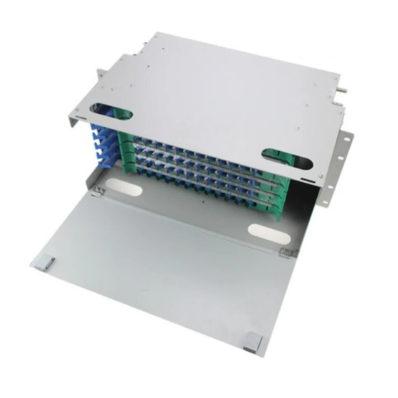 19 inch 72 core 4U ODF optical fiber distribution frame SC/FC/LC Fiber adapter 72 port core fiber patch panel ODF By DHL