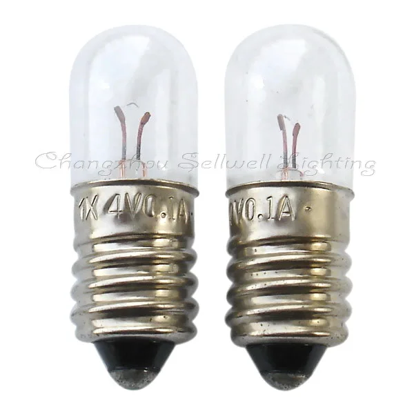 

Miniature bulb 4v 0.1a e10 t10x28 a112