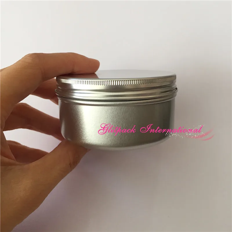 100ml 3.5oz candle container Round Tea Mint Tins Hinged Box empty 100g jar candle pot Aluminum Can Candle Tins high-end packing