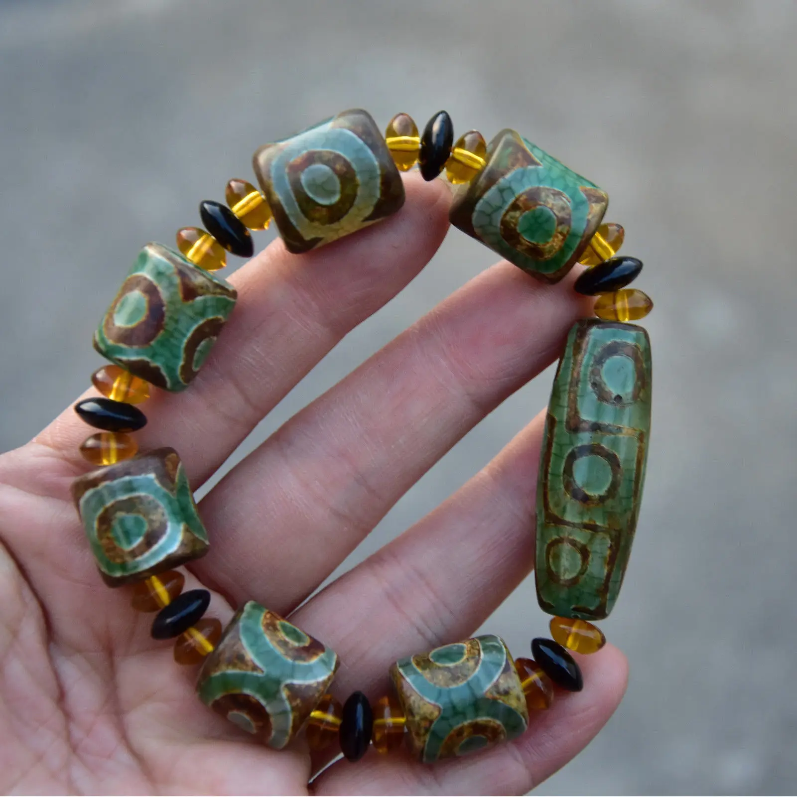 Old Tibetan Natural Agate 