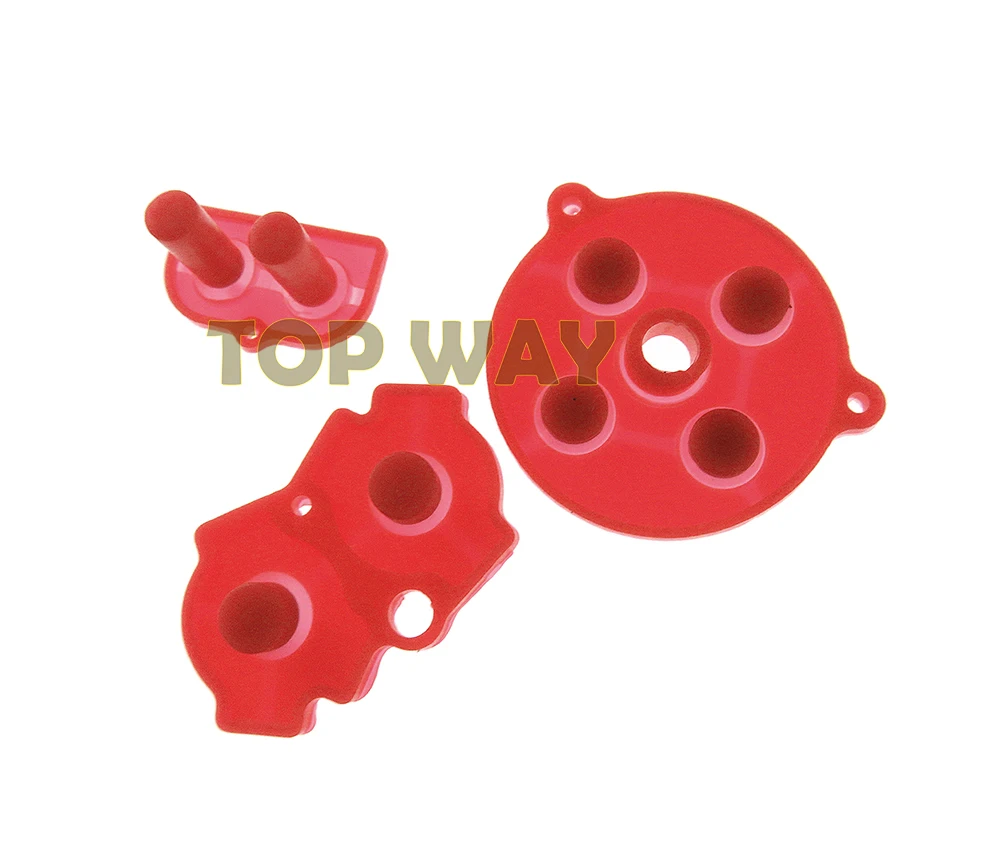 1set Tombol konduktif karet warna-warni untuk Nintend GameBoy Advance GBA silikon konduktif mulai pilih Keypad