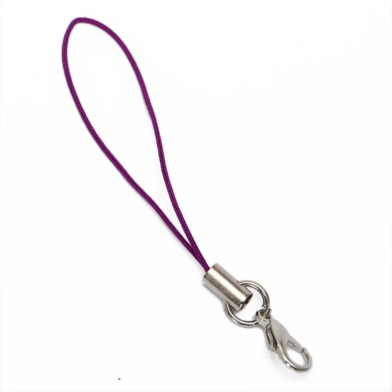 50pcs Cell Phone Lanyard Strap String Mobile Hook With Lobster Clasp Ring Keychain For DIY Jewelry Findings Accessories Material