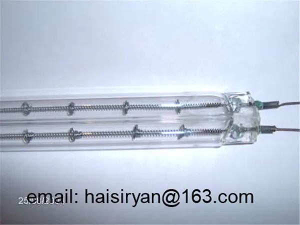 Short Wave Tube with Ceramic Reflector Infrared Emitters for Web Process Drying IR Heating Lamps